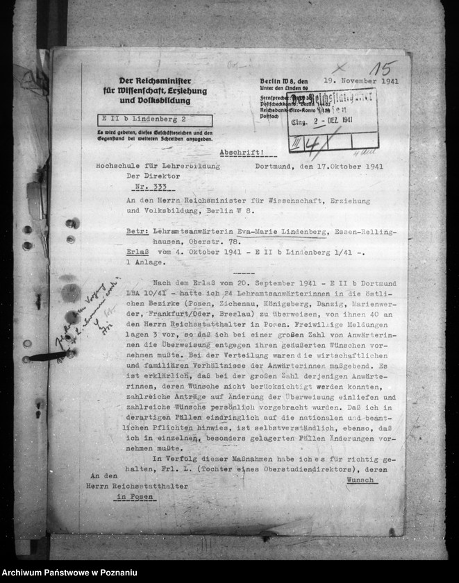 Obraz 19 z jednostki "Lehramtsanwärter"