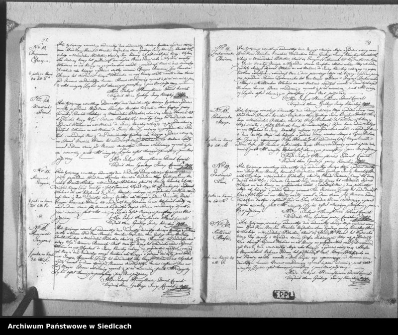 Obraz 18 z jednostki "Akta urodzin, małżeństw, zgonów"