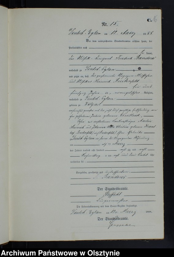 image.from.unit.number "Sterbe-Neben-Register Nr 1 - 100"