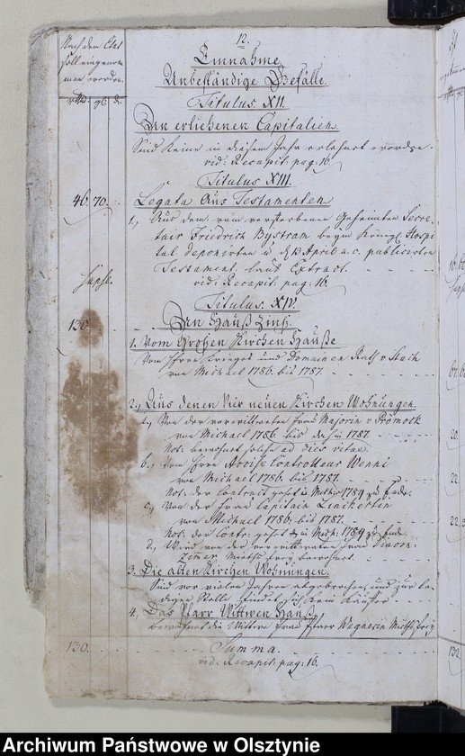 image.from.unit.number "Kirchen-Rechnung über Einnahme und Ausgabe"