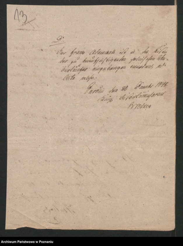 Obraz 15 z jednostki "A. betr. Personalia der polnischen Überläufer Franz und Sofia Adamczak /al. Gościniak, Adamiak/"