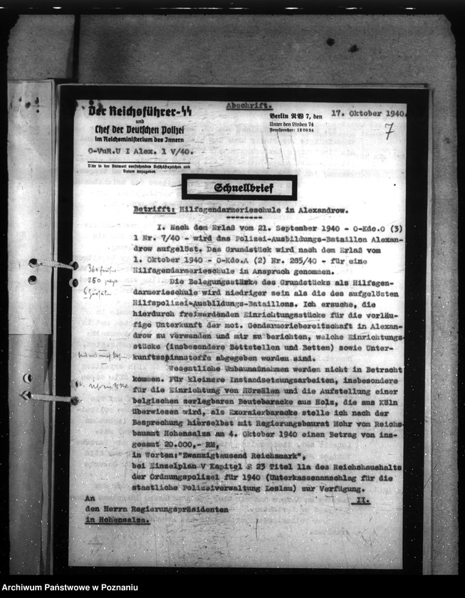 Obraz 12 z jednostki "Hilfs - Gendarmerie - Schule - Alexandrow"