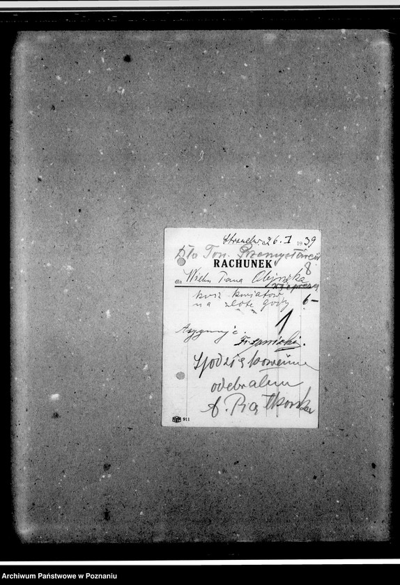 Obraz 12 z jednostki "Lista składek członkowskich Towarzystwa Przemysłowców w Strzelnie. Rachunki, pokwitowania"