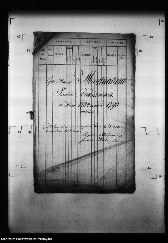 Obraz 11 z jednostki "[Kopie ksiąg metrykalnych parafii Zawadów (dekanat Niemirów)]"