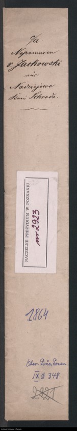 Obraz 2 z jednostki "Nepomucen von Jackowski aus Nadziejewo, Kreis Schroda /Środa/."