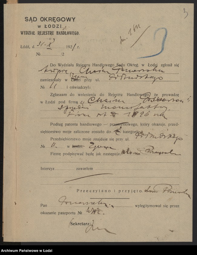 Obraz 5 z jednostki "Chaim Poznerson - sprzedaż manufaktury"