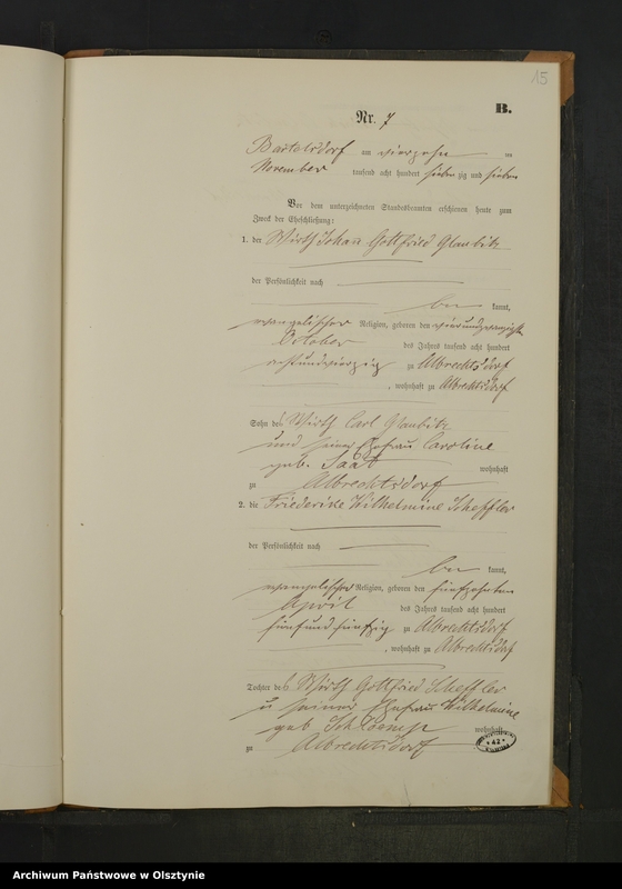 image.from.unit.number "Heiraths-Neben-Register Nr 1 - 10"