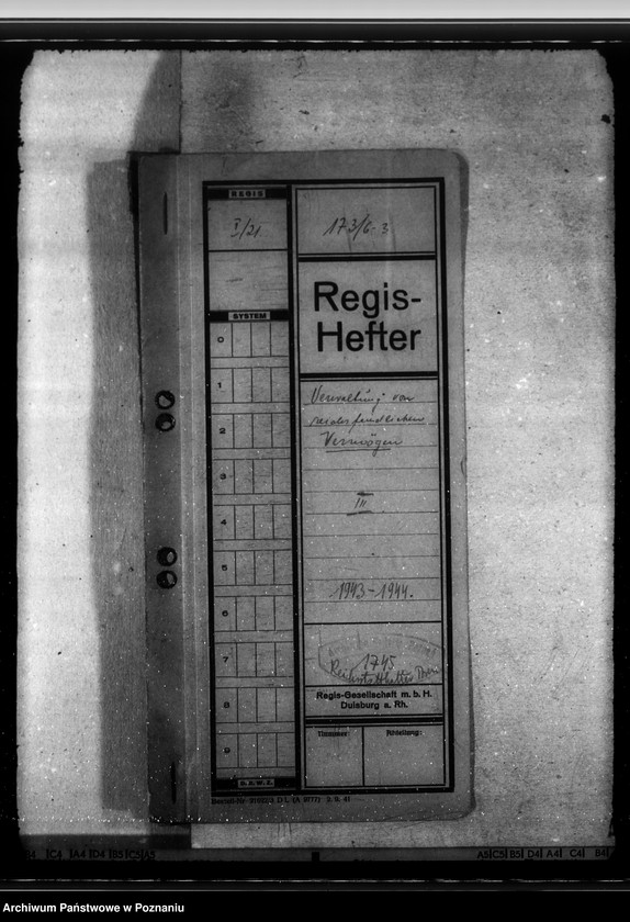 Obraz 4 z jednostki "Verwaltung des Reichsfeindlichen Vermögens"