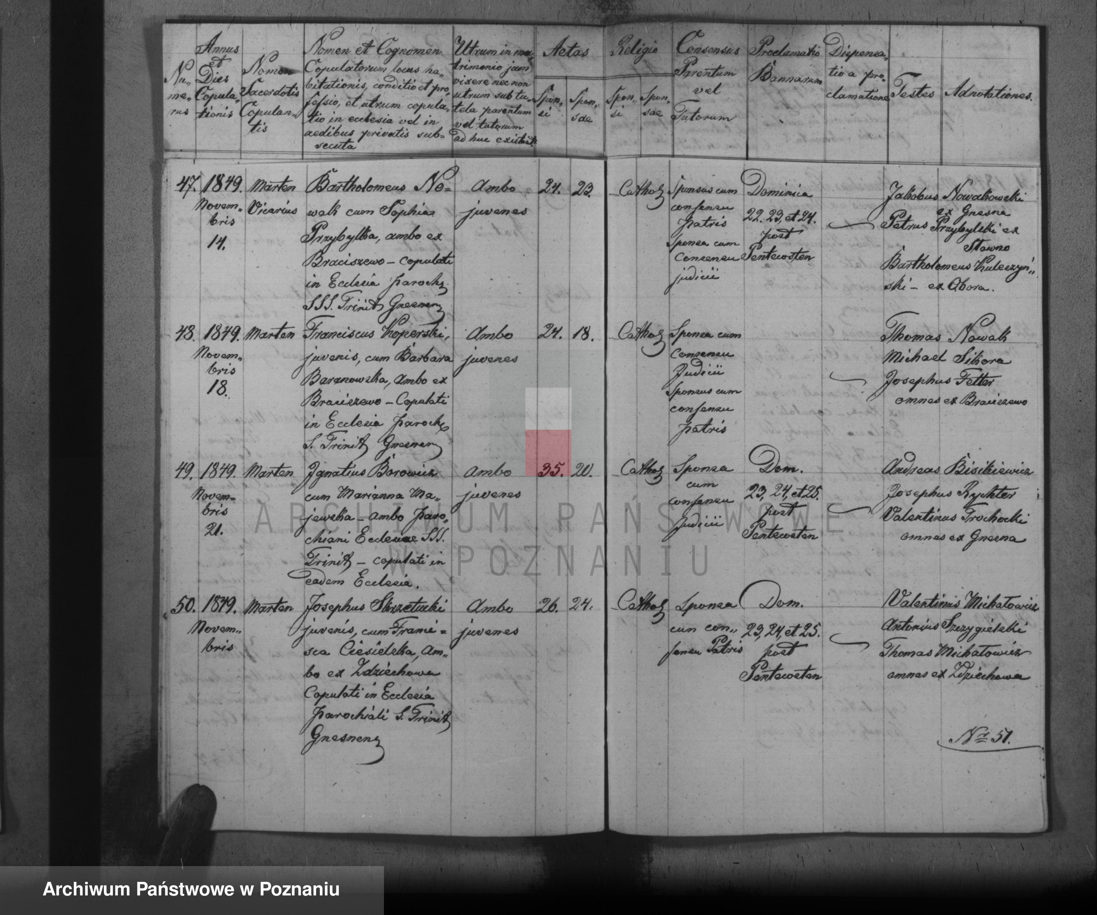 Skan z jednostki: Księga ślubów