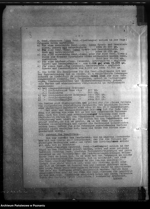 Obraz 12 z jednostki "Allgemeine Unterkunftsfrage der Polizei- und Gendarmerie im Warthegau"