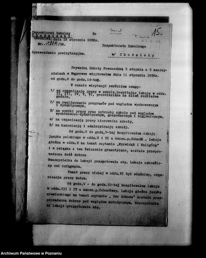 Obraz 18 z jednostki "Prywatna Szkoła Powszechna z niemieckim językiem nauczania Wągrowiec"