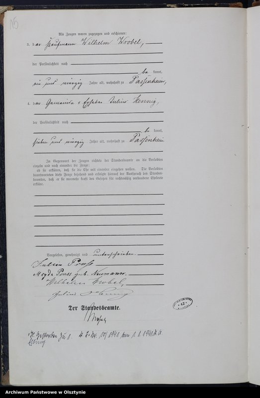 image.from.unit.number "Heiraths-Haupt-Register Nr 1 - 23"