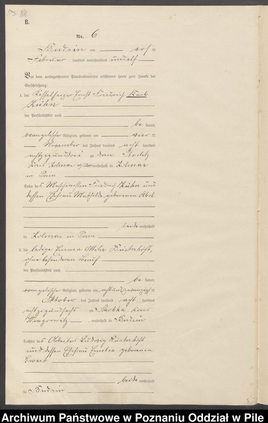 image.from.unit.number "Księga małżeństw"