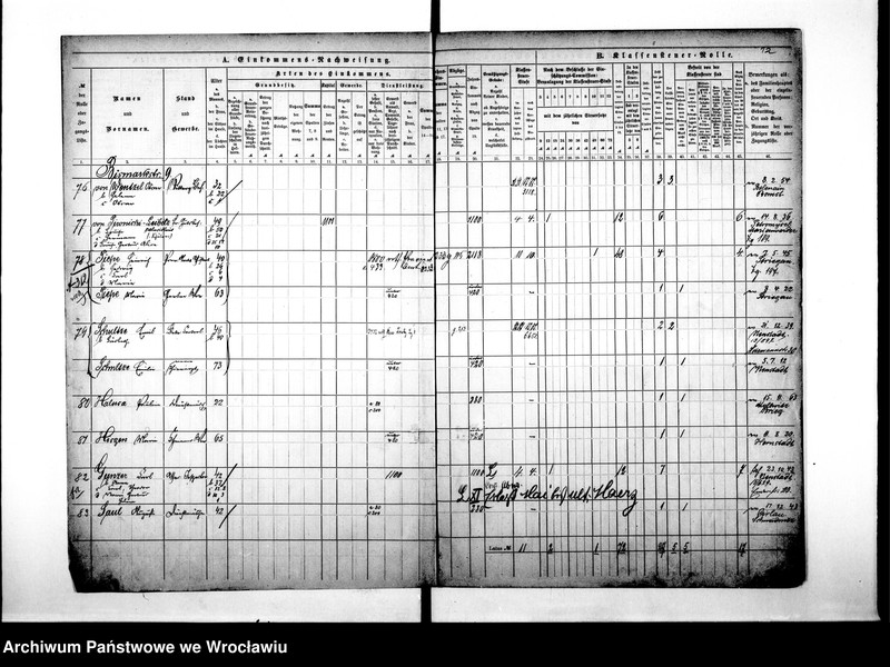 image.from.unit.number "Klassensteuerrolle nebst Eikommens - Nachweisung"