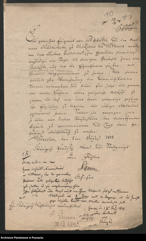 Obraz 13 z jednostki "A. betr. den polnischen Flüchtling Leon von Babski"