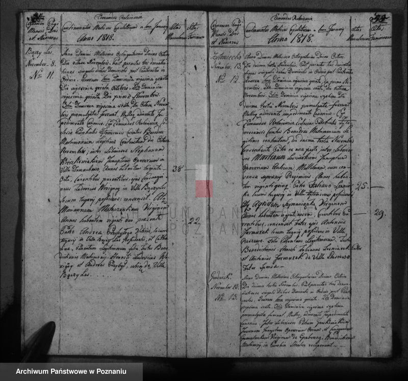 Obraz 19 z jednostki "Liber baptisatorum, copulatorum, mortuorum"