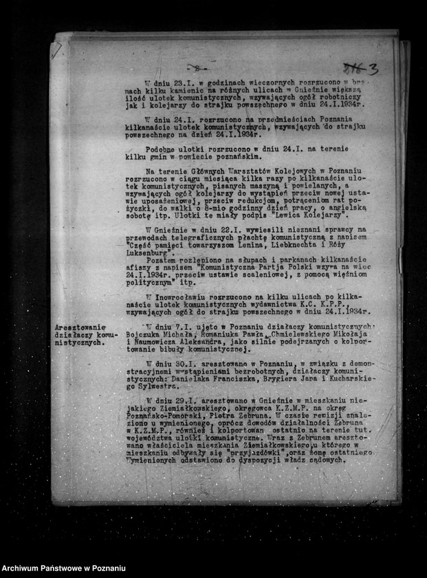 Obraz 6 z jednostki "Sprawozdania okresowe ze stanu bezpieczeństwa za miesiące styczeń-czerwiec 1934 r. /nr 1-6/"