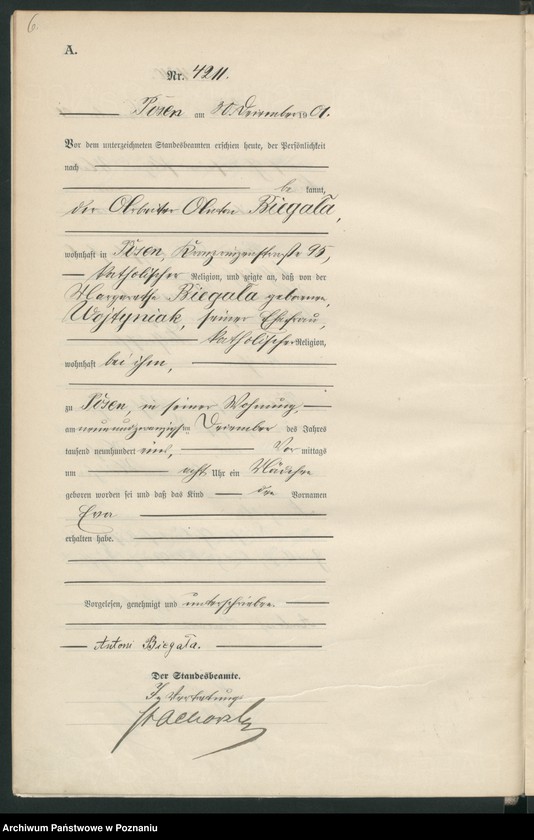 Obraz 9 z jednostki "[Księga urodzeń t. VIII]"