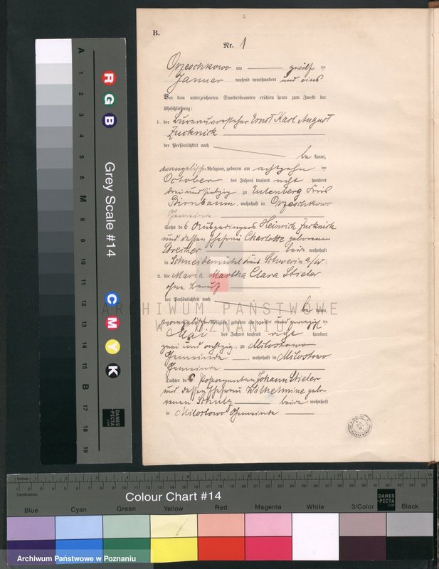 Obraz 4 z jednostki "Heiraths-Neben-Register"