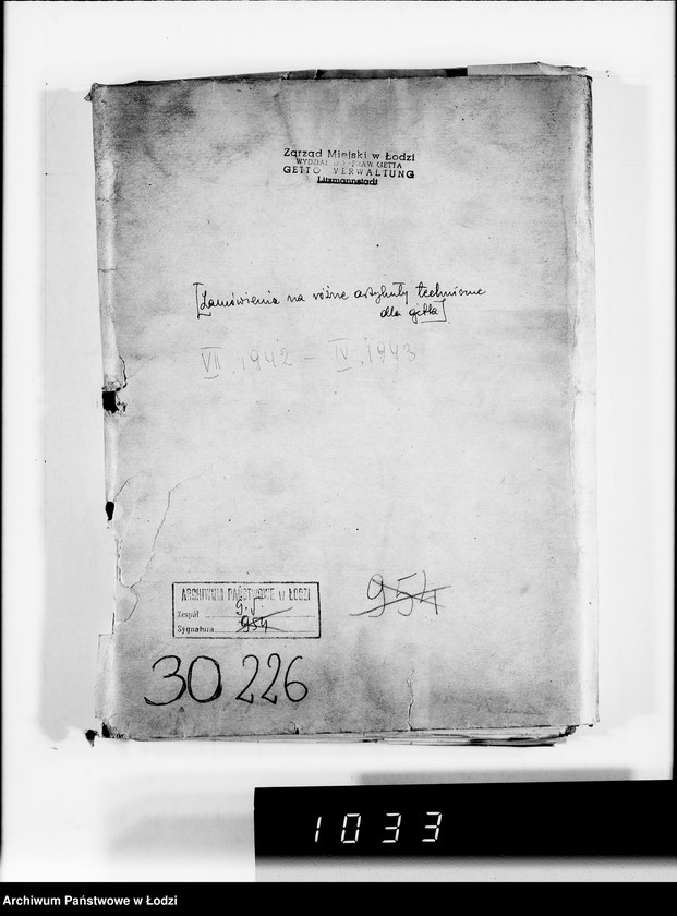 Obraz 4 z jednostki "[Zamówienia na różne artykuły techniczne dla Getta]"