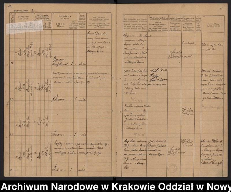 image.from.unit.number "Księga urodzeń"