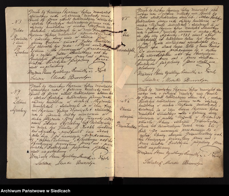 image.from.unit.number "Księga aktów zgonów wyznania mojżeszowego "