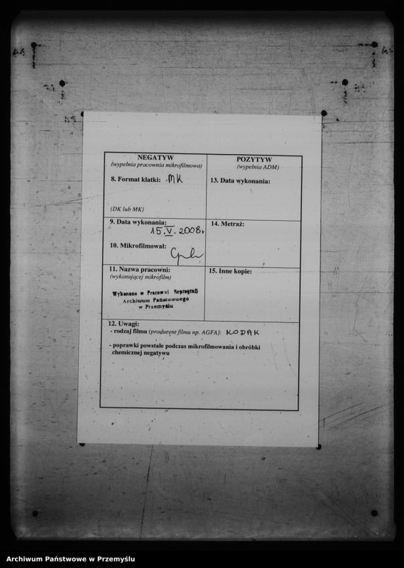 image.from.unit.number "[Kopie ksiąg metrykalnych parafii Medyka z filiami Chałupki Medyckie, Szechynie (dekanat Medyka)]"