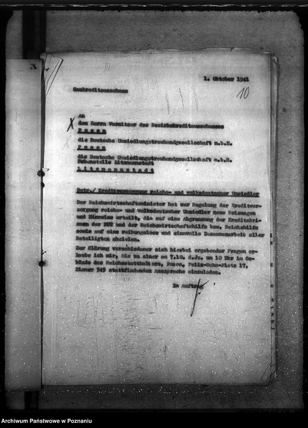 Obraz 14 z jednostki "Kredyty dla przesiedleńców z Rzeszy i miejscowych Niemców"