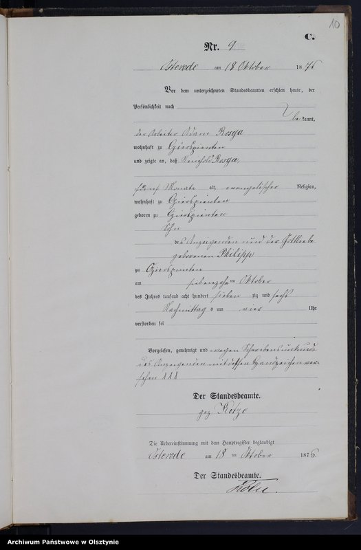 image.from.unit.number "Sterbe-Neben-Register Nr 1 - 10"
