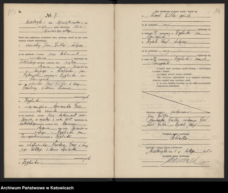 image.from.unit.number "Księga małżeństw nr 1-25"