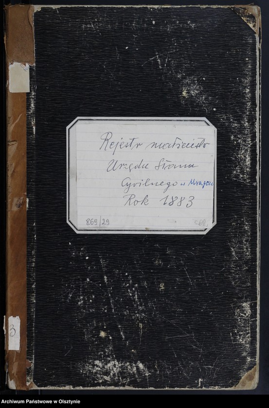 image.from.unit.number "Heiraths-Haupt-Register Nr 1 - 30"