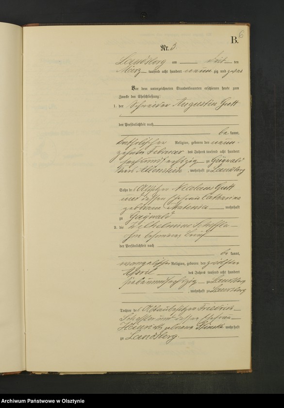 image.from.unit.number "Heiraths-Neben-Register Nr 1 - 16"