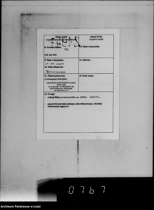 Obraz 3 z jednostki "Fundsachen. [Kartoteka]"