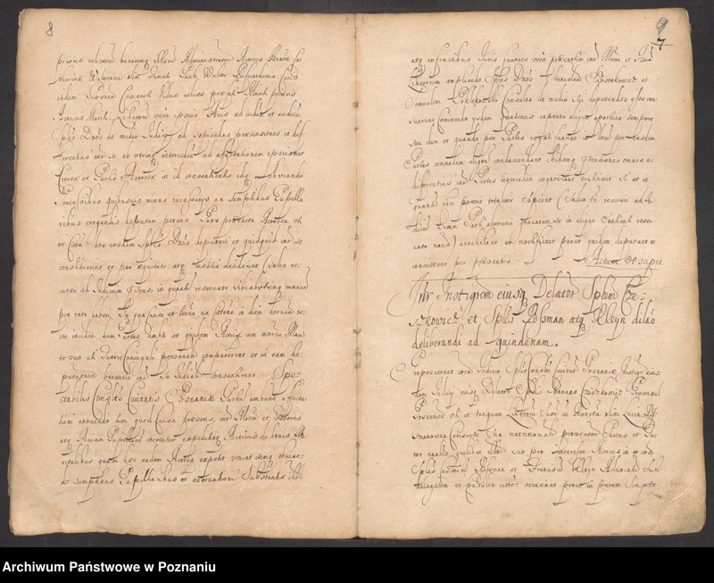 Obraz 9 z jednostki "Protocolon actorum officii consularis Posnaniensis."