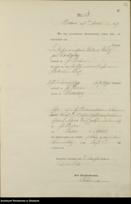 image.from.unit.number "Sterbe-Haupt-Register Nr 1 - 48"