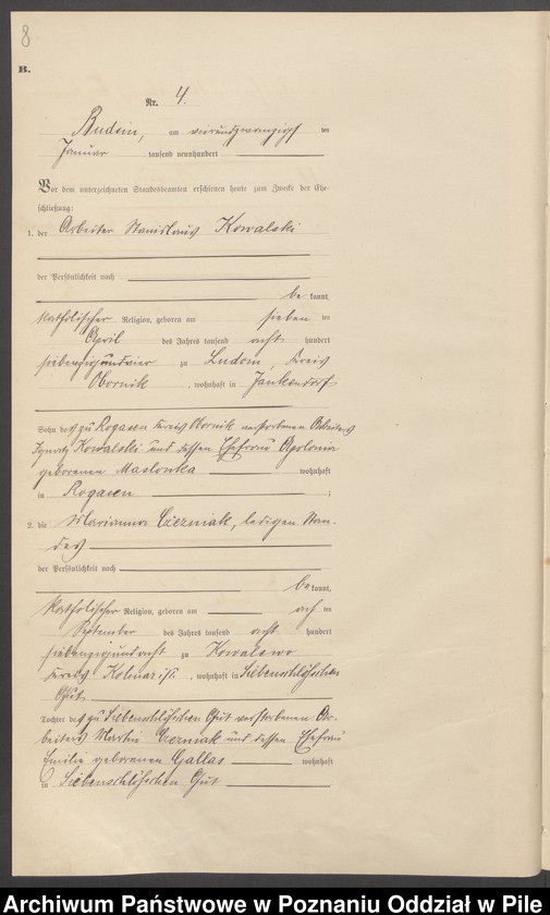 image.from.unit.number "Księga małżeństw"