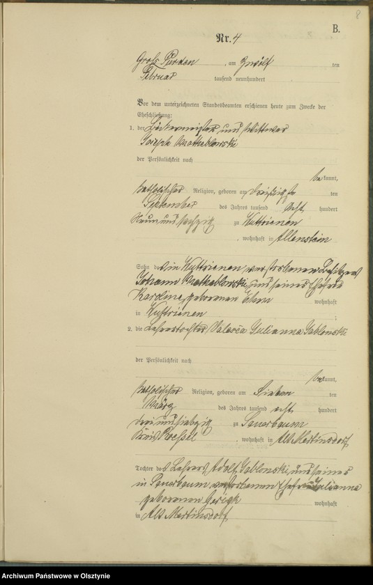 image.from.unit.number "Heiraths-Haupt-Register nr 1 - 16"