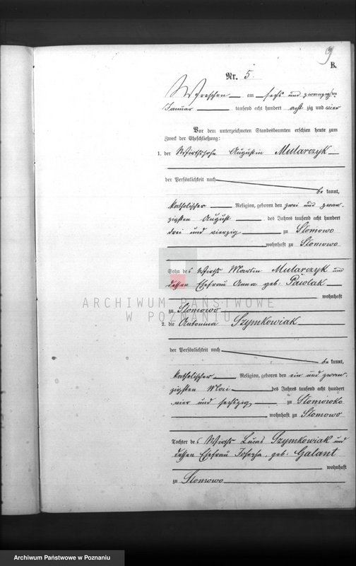 image.from.unit.number "Księga małżeństw"