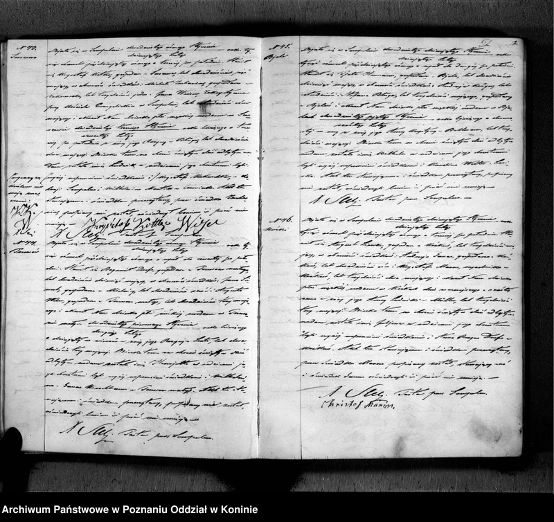 Obraz 15 z jednostki "Duplikat akt urodzeń, małżeństw i zgonów"