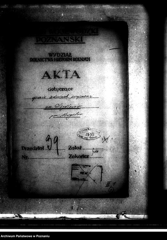 Obraz 4 z jednostki "Administracja przejściowa majątku Szydłowo powiatu mogileńskiego"