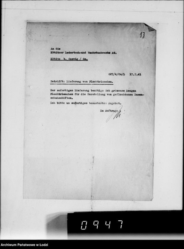 Obraz 16 z jednostki "Arbeitsbeschafftung"