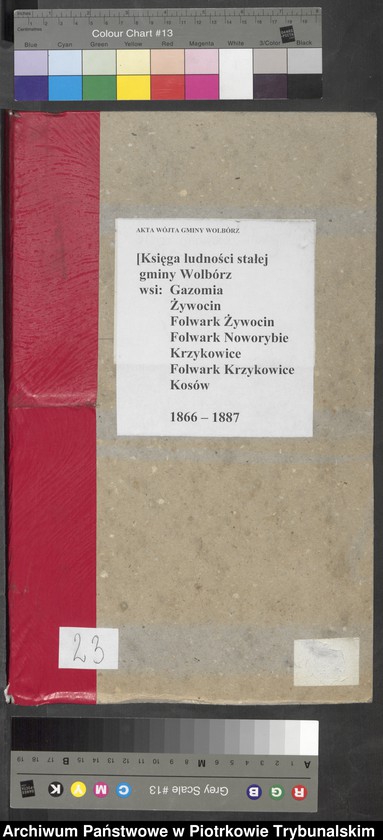 image.from.unit.number "Księga ludności stałej: Gazomia, Żywocin, Folwark Żywocin, Folwark Noworybie, Krzykowice, Folwark Krzykowice, Kosów"