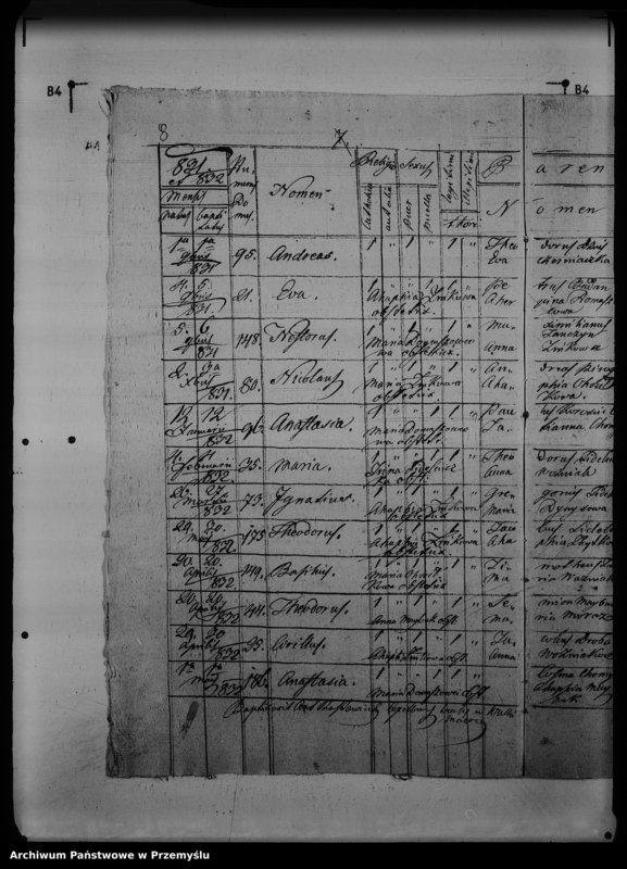 Obraz 12 z jednostki "[Kopie ksiąg metrykalnych parafii Wólka Mazowiecka (dekanat Rawa Ruska)]"