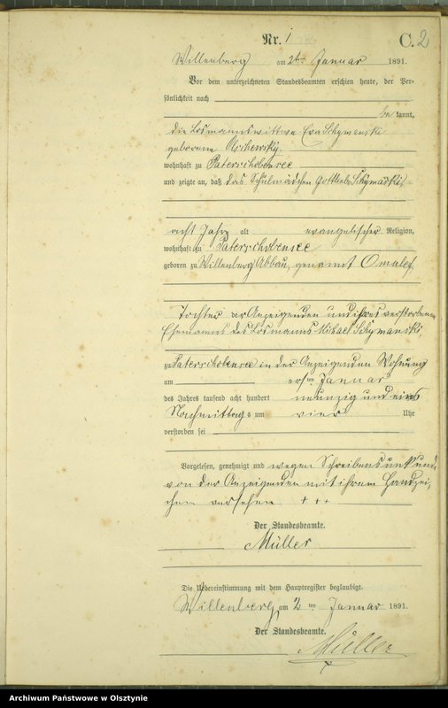image.from.unit.number "Sterbe-Neben-Register Nr 1 - 121"