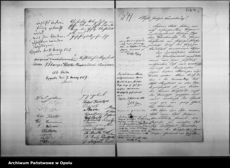 Obraz 6 z jednostki "Acta des Magistrats zu Oppeln betreffend die Beschwerden der Gast und Schankwirthe über die Kaufleute wegen unbefungten Betriebe des Schankgewerbes"