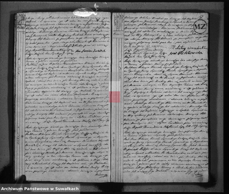 image.from.unit.number "Akta stanu cywilnego urodzonych w gminie seyneńskiey od 1-go maja 1810 roku"