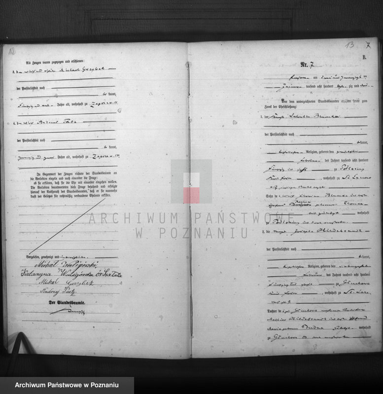 Obraz 8 z jednostki "Księga małżeństw"