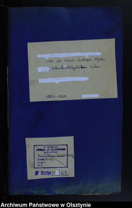 image.from.unit.number "Geld-und Natural-Leistungen, Abgaben, Calende und Stolgebühren Sachen"