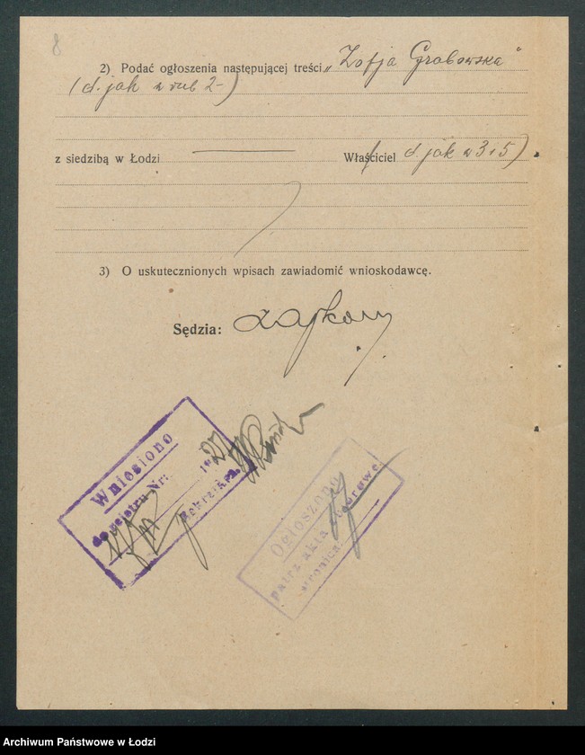 Obraz 10 z jednostki "Zofja Grabowska- drobna sprzedaż galanterii i materiałów piśmiennych"