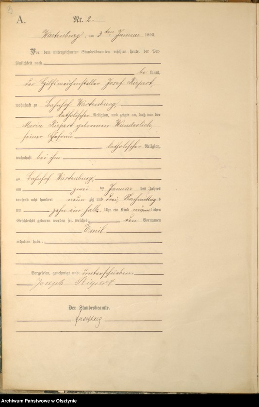 image.from.unit.number "Geburts-Haupt-Register Nr 1 - 199"